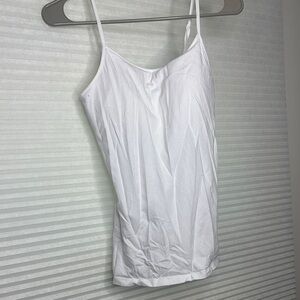 No Boundaries White Fitted Camisole Top